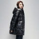 Reverse season special clothing duck duck high -end laundering down jacket female white duck down small long temperament women's jacket