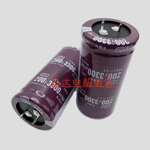 全新黑金刚 200V3300UF电解电容250v3300uf变频逆变器 35x70 原装 - 图0