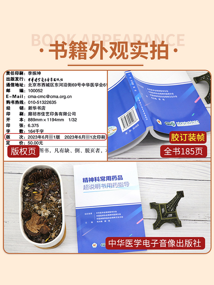 现货 精神科常用药品超说明书用药指导 司天梅 郝伟 中华医学电子音像出版社 适合精神科医师 护士及药师在临床实践中提供用药参考 - 图0