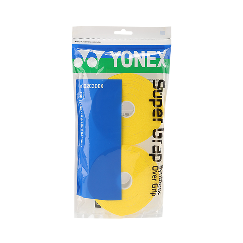 YONEX/尤尼克斯正品AC102C30EX大盘手胶30条装粘性手感吸汗带防滑 - 图0