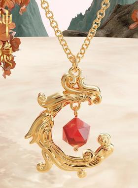 《神隐》凤隐火凰玉项链小众原创设计轻奢ins时尚精致百搭送女友