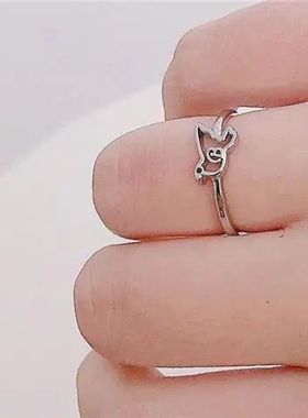 新白敬亭周边粉丝白鸽精致银色项链女手链戒指配套装应援饰品ins