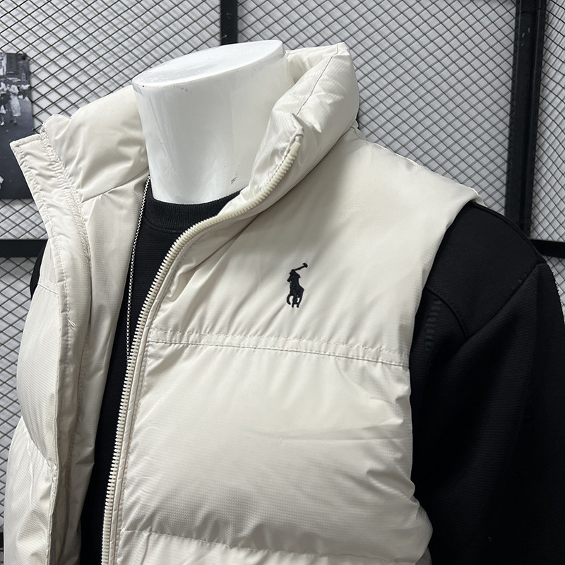 秋冬新款男士立领羽绒刺绣战马甲时尚百搭保暖背心外套简约休闲潮,淘宝优惠券,粉丝福利购,淘宝优惠卷
