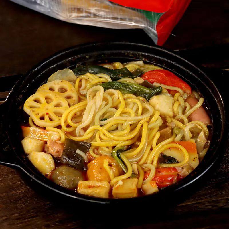 正宗东北大妈老式黏糊麻辣烫3色面9包料483g袋装麻辣拌面商用外卖,淘宝优惠券,粉丝福利购,淘宝优惠卷