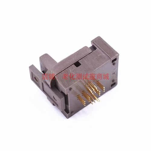老化测试座 QFN4X4-24L脚间距0.5mm镀金耐高温老化测试座烧录座 - 图1