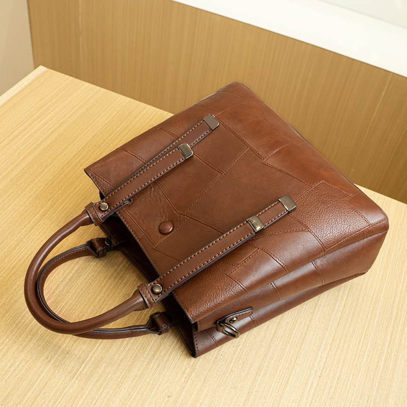 香港代购真皮包包女2025新款潮手提包大容量水桶包复古单肩斜挎包,淘宝优惠券,粉丝福利购,淘宝优惠卷