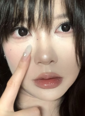秋冬人生裸！黄皮低饱和口红 奶茶色镜光固体唇蜜保湿滋润玻璃唇