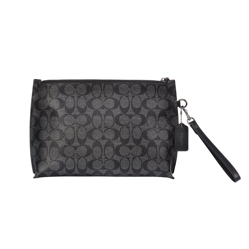 coach男士手拿包黑标大pvc腰包 EUROSPIN海外男士包袋