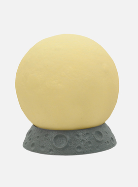 績攸社pvc塑料ins卧室3d月球灯