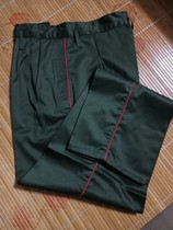 80s 83 years of custom made by small factory 80s OLIVE COLOR OLD GA FOLK WELL POLYESTER Winter Dress Uniform Pants One Collection