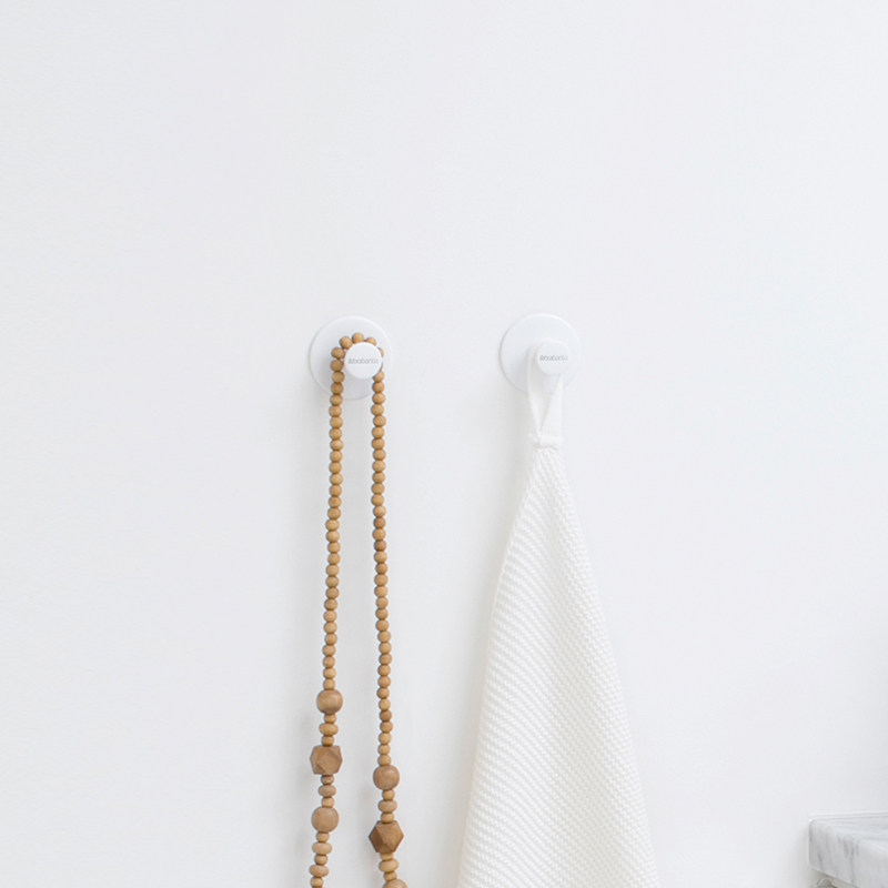 brabantia柏宾士毛巾挂钩浴室毛巾架卫生间免打孔厕所挂毛巾2粘钩,淘宝优惠券,粉丝福利购,淘宝优惠卷