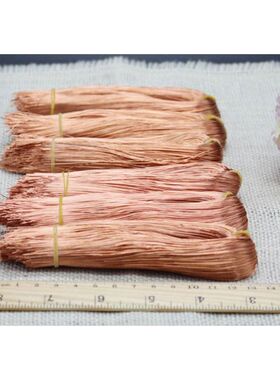 DIY手工串珠水晶珍珠琥珀纯铜丝配件 串珠水晶树专用铜丝线