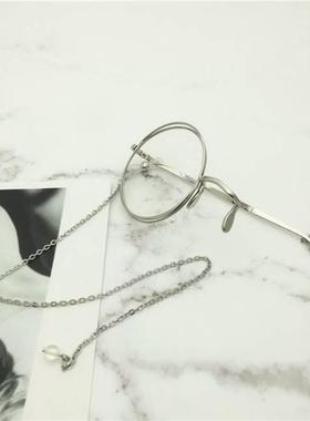 单片眼镜怪盗基德阿蒙单只半边单边眼镜复古英伦夹眼鼻式有度数