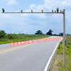 Monitoring pole 2/3/3.5/4/5/6 meters stainless steel pole/gun/ball machine/road octagonal pole bayonet