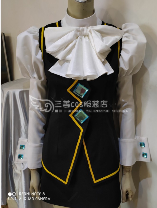 【量身定制】三姜cosplay服装专业定制 逆转裁判 狩魔冥 裙子套装 - 图1