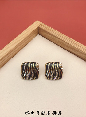 包邮vintage复古时髦万年925银针
