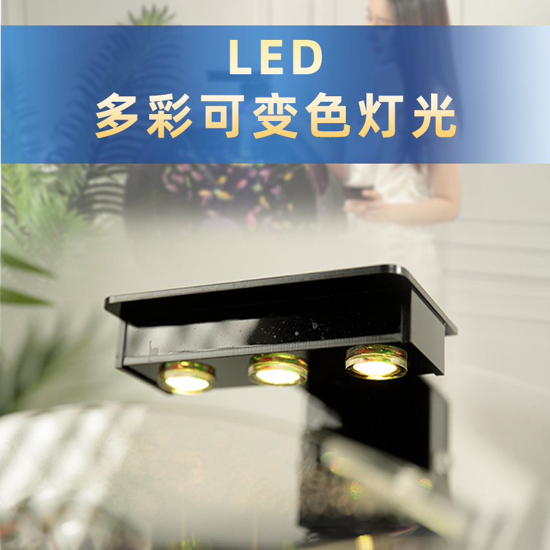 依华莱斯鱼缸水族箱智能创意金鱼缸亚克力小型客厅免换水家用缸,淘宝优惠券,粉丝福利购,淘宝优惠卷