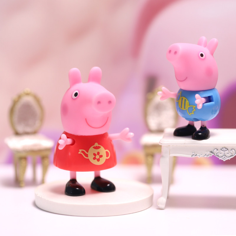 小猪佩奇公仔套装佩琪朋友们玩偶 小猪佩奇过家家玩具