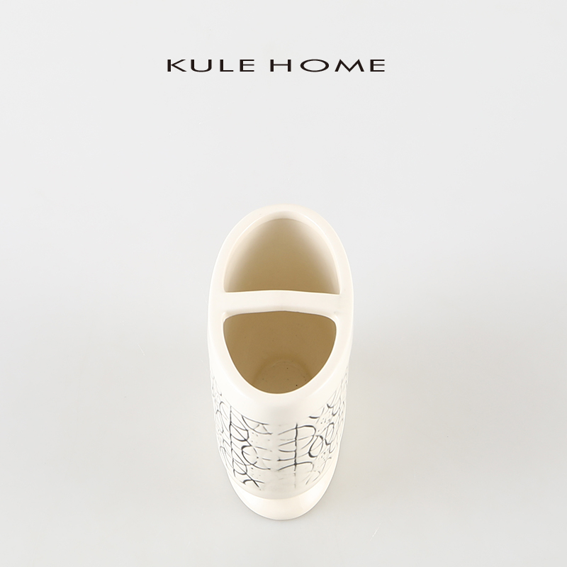 KULE HOME 化妆刷收纳筒桌面收纳盒办公笔筒眼影刷子眉笔桶牙刷瓶