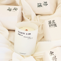 (small green) LOVERISE Love if sunrise incense candle Soy Essential Oils SLEEP AIDS FOR SLEEPING GIFTS ORANGE AIR BUBBLES