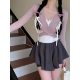 Short skirt flare skirt ballet girl style