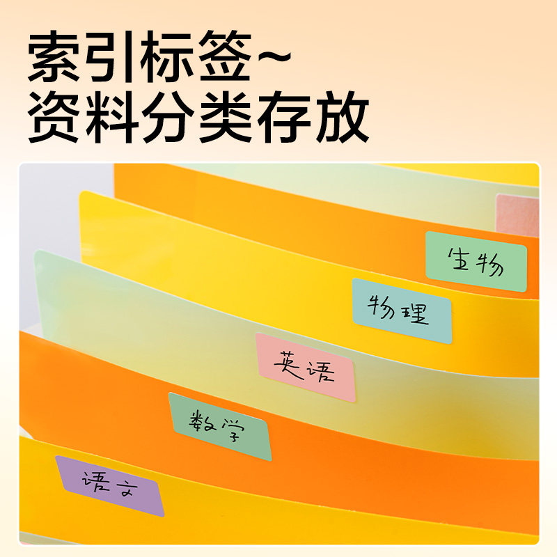 得力卷子收纳袋试卷夹初中生专用文件夹a4资料夹小学生科目分类多层风琴包文件袋档案资料册手提收纳卷子神器,淘宝优惠券,粉丝福利购,淘宝优惠卷