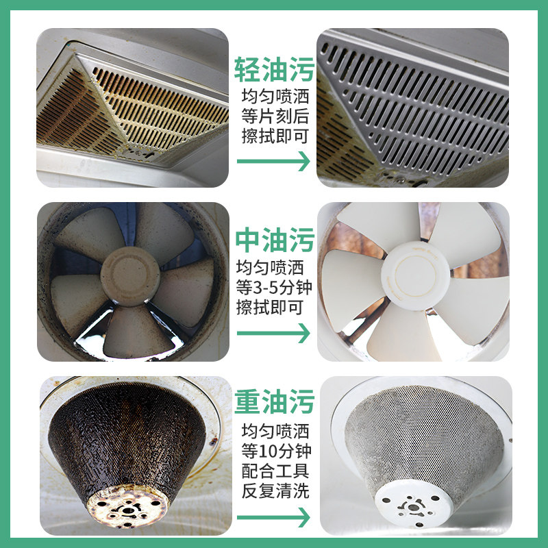 抽油烟机强力泡沫油污去除净清洗剂 大勤家居油污清洁剂