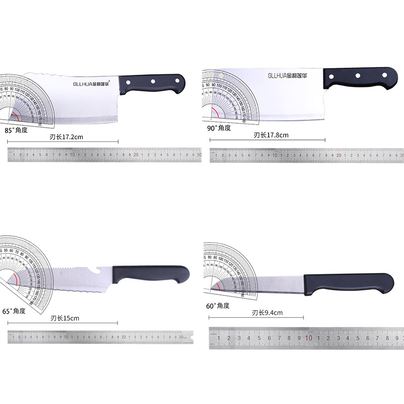 不锈钢刀具套装家用实木砧板切菜板菜刀厨具全套组合厨房案板套刀 - 图2