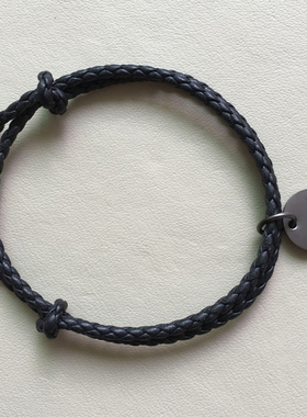 阿诗特牧情侣羊皮小清新编织手链