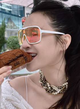 连体墨镜户外骑行镜遮阳防紫外线