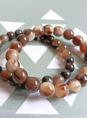 女士天然牛角手串手链佛珠文玩