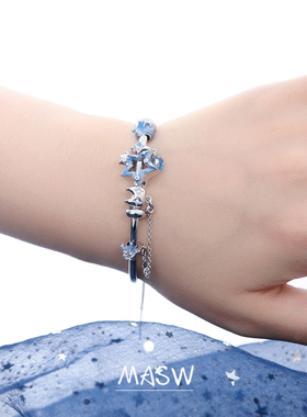 YiMi亦米原创卡通萌趣猫猫手镯甜美彩色高级感春夏新款手环新款女