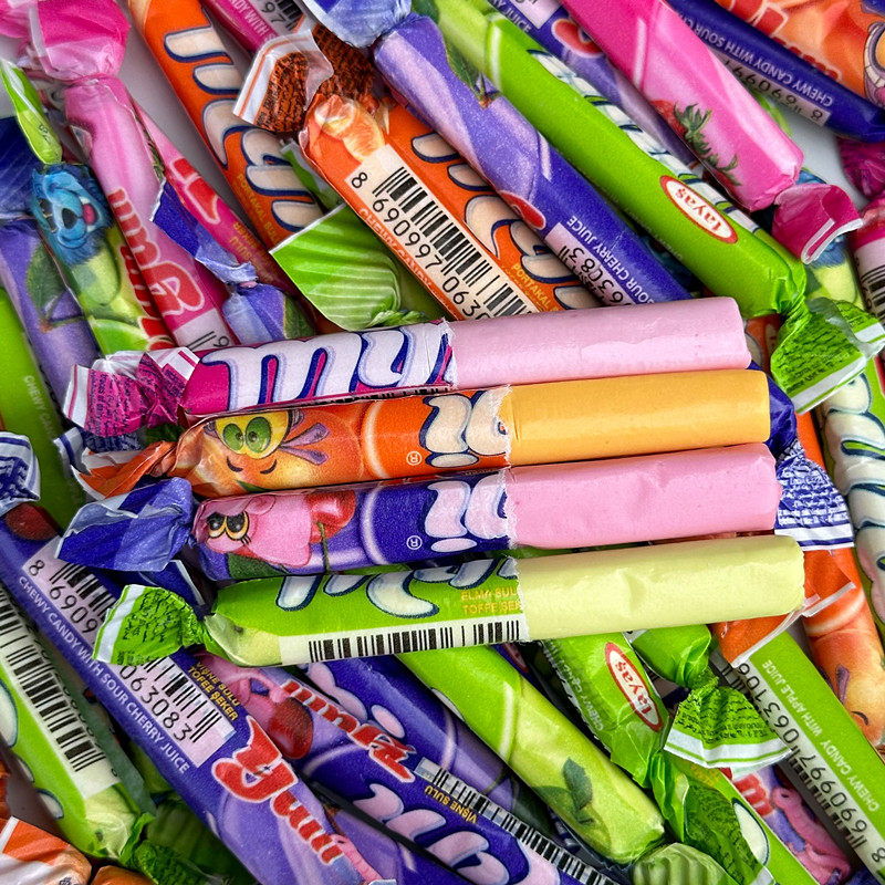 土耳其原装进口tayas迷你水果味奶条果汁糖果草莓樱桃苹果橙零食,淘宝优惠券,粉丝福利购,淘宝优惠卷