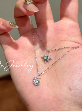 Qn Jewelry/星月织梦 a货翡翠 s925纯银项链