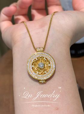 QnJewelry/ 文殊嘎乌盒 s925纯银项链A22