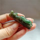 Collection of natural Nanyang Dushan jade pendants with tall bamboo sections, men's and women's cicada jade pendants, a blockbuster single jade pendant in seconds