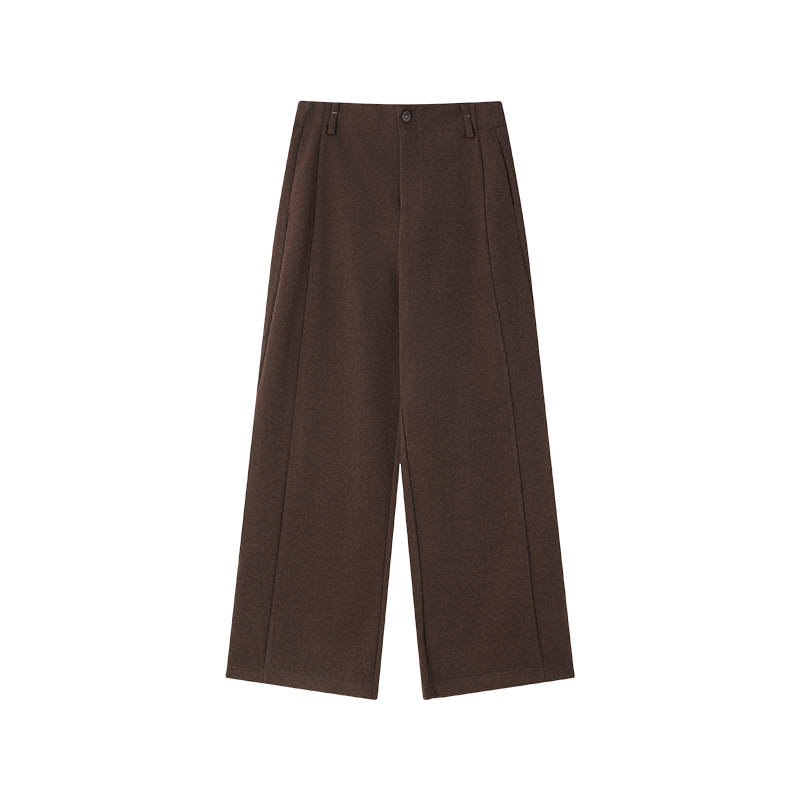 沫晗依美醋酸羊毛针织毛呢神裤2025冬季绵羊毛绒阔腿暖暖裤休闲裤,淘宝优惠券,粉丝福利购,淘宝优惠卷