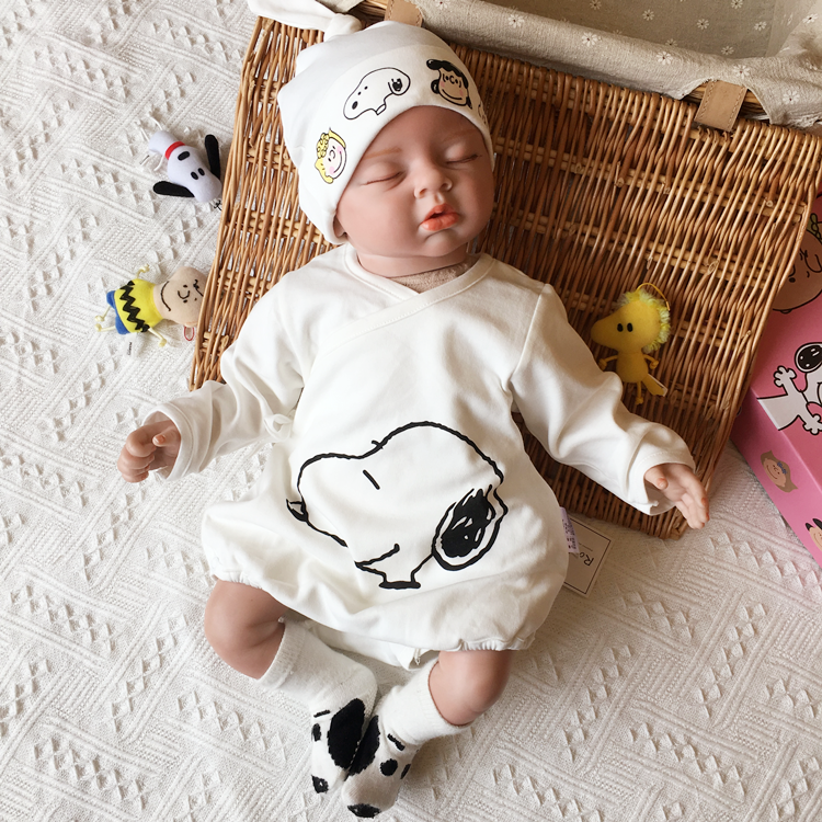 新初生婴儿连体衣服长袖春秋男女宝宝包屁衣睡衣三角哈衣新款套装,淘宝优惠券,粉丝福利购,淘宝优惠卷