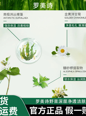 ROMESON/罗美诗野菜深层净透洁肤霜—温和清洁野菜毛孔深层清洁膏