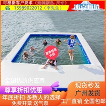 Inflatable water floating table marine with tennis pool Drowning Prevention Water Yacht Slide assorted swimming pool outdoor recreation equipment