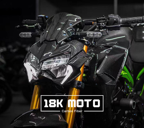 川崎Kawasaki Z900 2020-24年 碳纤维 干碳 改装整车全车外壳导流 - 图1