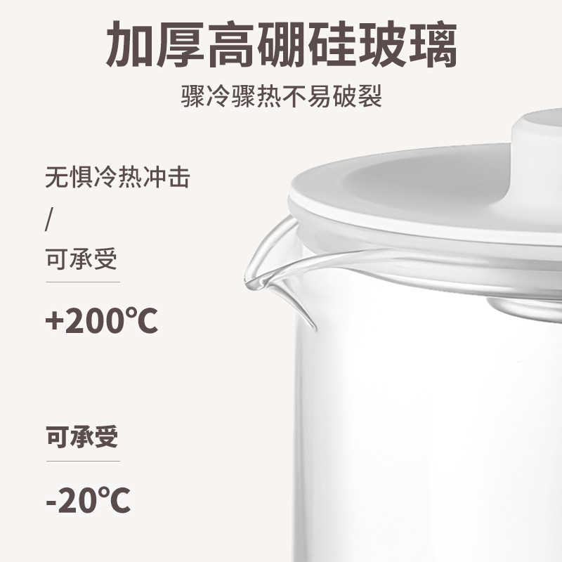 半球多功能全自动玻璃小型养生壶 peskoe半球乐迪养生壶/煎药壶