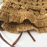 Летний плетеный ремешок для сумки ручной работы, пляжная сумка через плечо, на шнурках