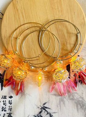 一响一步手镯发光古风汉服一步