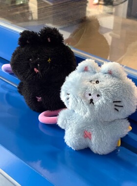 卡通挂件可爱毛绒钥匙扣包包挂件