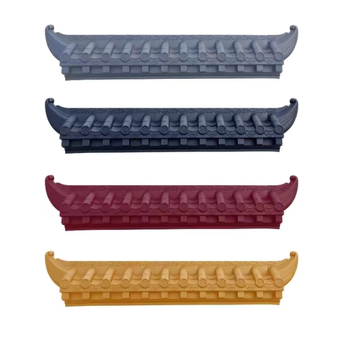 免架子屋檐封板仿古屋檐立体塑料瓦中式徽派配件挂饰一体树脂瓦 - 图3