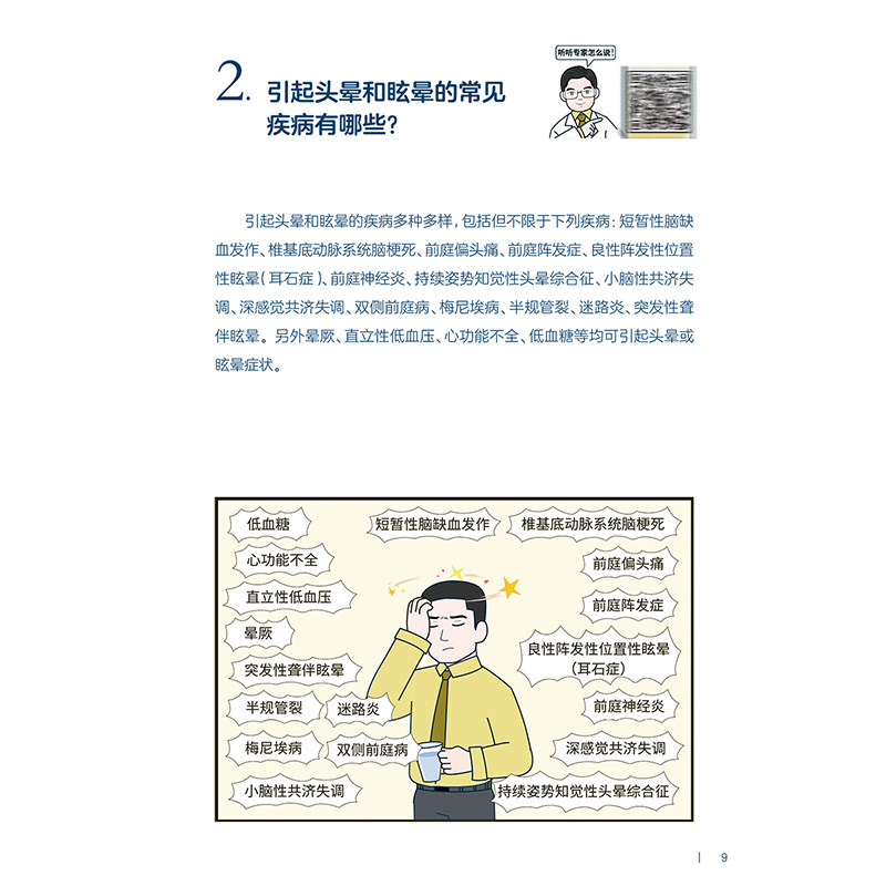 国家神经疾病医学中心科普丛书 科学应对头晕 认识头晕 老年人头晕有什么特点 头晕会遗传吗 编郝峻巍9787117367141人民卫生出版社