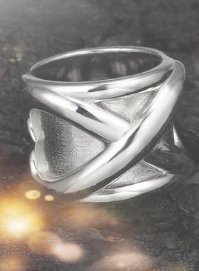 原创动漫银饰时光戒指吊坠同款