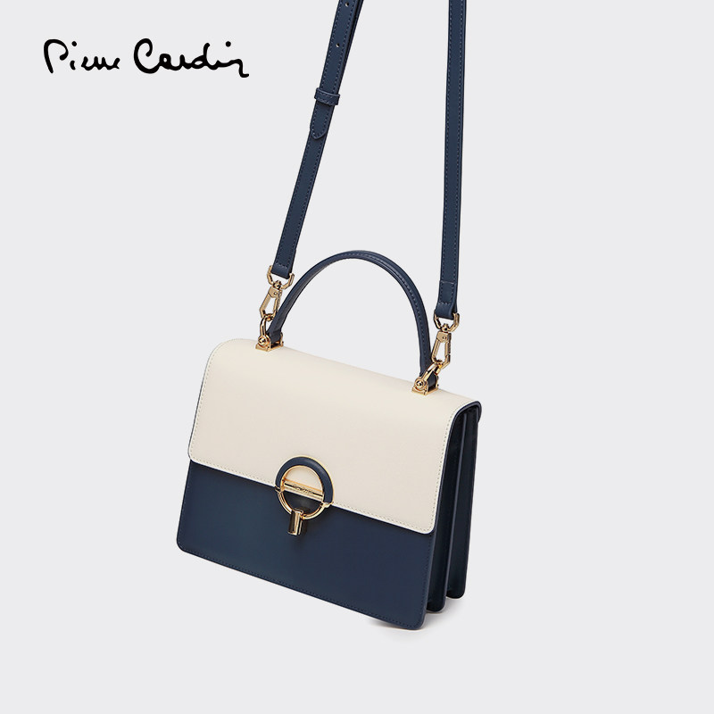 皮尔卡丹高级质感轻奢手提单肩包 皮尔卡丹女包女士包袋
