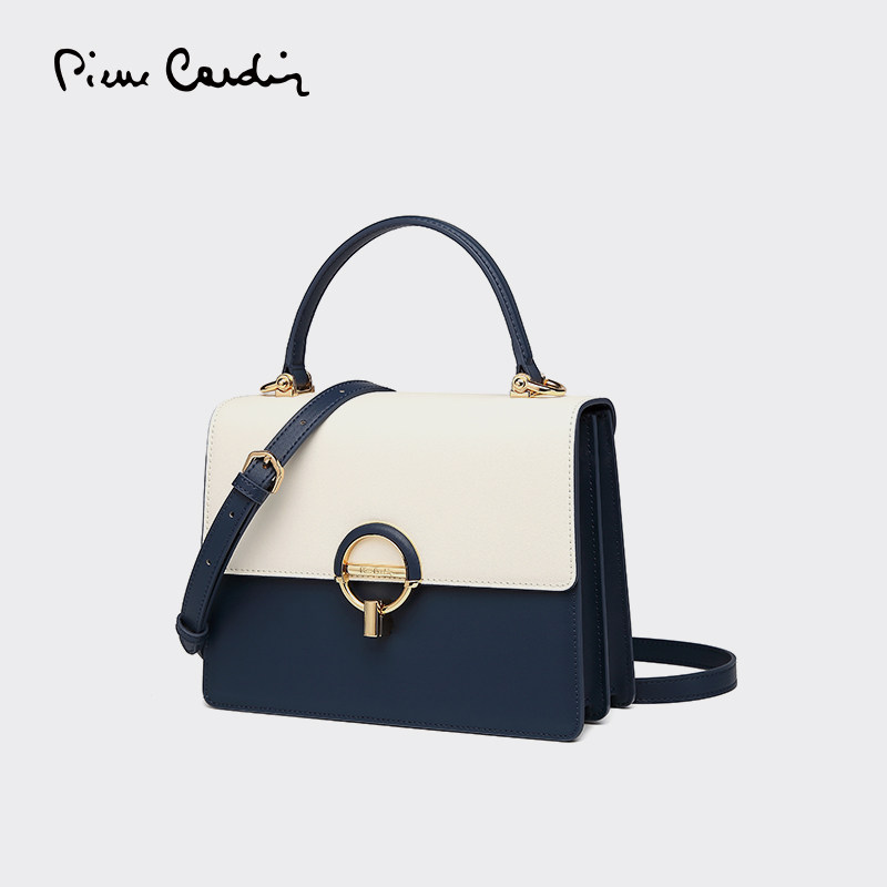 皮尔卡丹高级质感轻奢手提单肩包 皮尔卡丹女包女士包袋